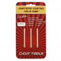 C-CUT TOOLS DCHS6T - 6mm 3 Pack Diamond Coated Hole Saw